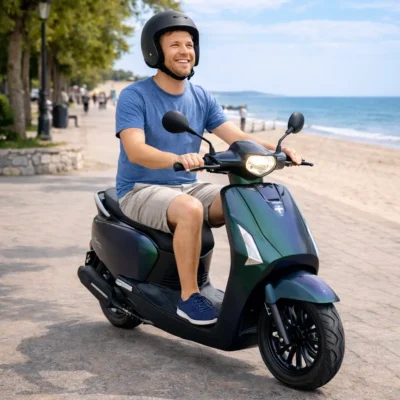 Benzine scooter 4 uur