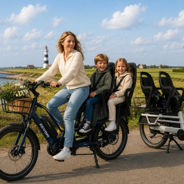 Longtail fiets met kinderzitjes